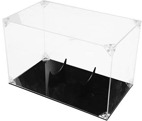 Cabilock Kasten Rugby-vitrine Vitrine Mit Rahmen Aus Jersey Vitrine Aus Glas Männer Jersey Vitrine Mini-helmvitrine Schuh-Display-Organizer Fußball Schutzhülle Acryl