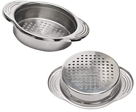 Colador de latas de alimentos de grado alimenticio 304 acero tamiz prensa de atún, escurridor de tapas de latas de aceite, herramientas removedor O7Q3 cocina