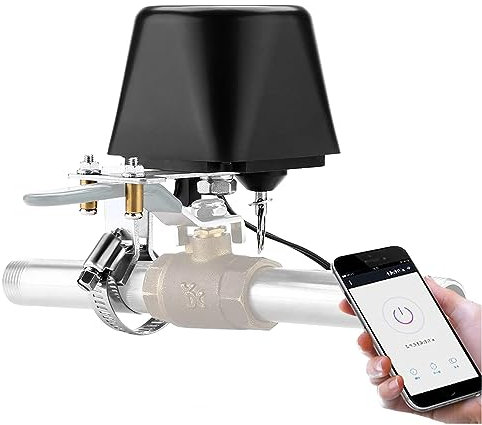 Wifi Water Valve,UseeLink Smart Water Valve Compatible with Alexa/Google Home Remote Control, Watering Timer and Sprinkler Controller, Compatible With Program iOS/Android