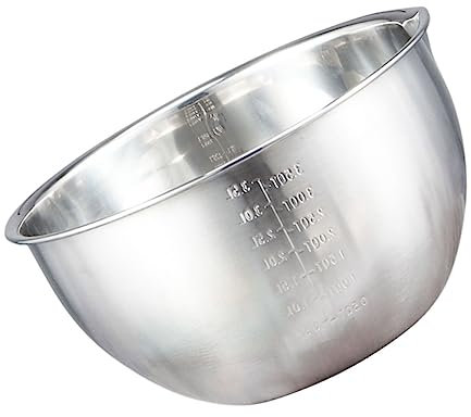 CIYODO Bol à Mélanger Acier Inoxydable Avec Bec Verseur Et Échelle Pour Mélanger Œufs Salades Et Pâtes Outil De Cuisine Pratique Pour Maison Restaurants