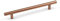 Antique Copper Kitchen Cupboard Bar Handle with 160mm Centres