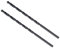 CoCud Torsion Foret Mèches, 4mm Perçage Diamètre, Noir Oxyde Haute Vitesse Acier Extra Long Droite Tige - (Applications : pour Inox Acier Alliage Métal), 2-Pièces