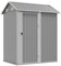 vidaXL Capanno Giardino Grigio Chiaro 192x152,5x237cm Acciaio Zincato