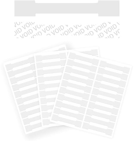 Transparentes Siegel-Etikett, manipulationssicherer Aufkleber des Umschlagskastens, Sicherheitsetikettenaufkleber (Knochen)