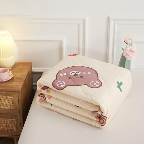 HERCHR Bett-Klimaanlage unter Laken, Unterlaken-Ventilatoren Für Bett, Bettventilator unter Laken, Decke, Große King-Size-Kühldecke(180 * 200cm-F)