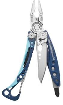LEATHERMAN, Skeletool CX, 7-in-1 Lightweight, Minimalist Multi-Tool for Everyday Carry (EDC), Home, Garden & Outdoors, Nightshade Blue