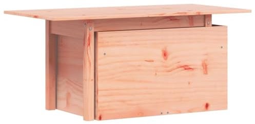 vidaXL Gartentisch, Gartenmöbel Verstellbare Tischplatte, Beistelltisch Esstisch für Garten Terrasse, Terrassentisch Couchtisch, Massivholz Douglasie