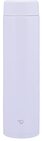 Zojirushi Mahobin SM-GS72-VM Stainless Steel Mug Water Bottle, 720ml Screw Type, Dishwasher Safe, Seamless Tub, Only 2 Cleaning Points, Icy Purple