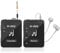 M-Vave WP9 - Sistema de monitorización intrauditivo inalámbrico, transmisor y Receptor de 2,4 GHz, diseño con Clip, Recargable por USB, Negro