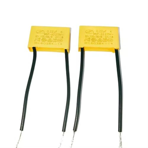 LED Entstörkondensator Kondensatore - Sicherheitskondensatoren für Blinkende, Glimende LED Entstörkondensator Radial - 0,22µF 275V X2 | 2 Stück
