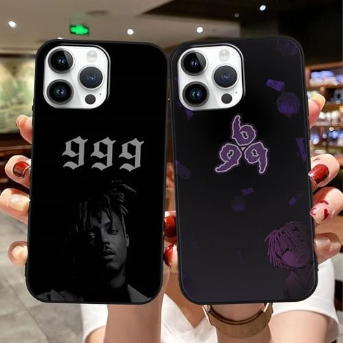 Yimctoie 2 Stück Juice Wrld Handyhülle für Samsung Galaxy S23 FE Hülle 6,4,Mode Cool Rapper Sänger Muster Design Case Silikon Stoßfest Bumper Schutzhülle für Samsung Galaxy S23 FE,Cute