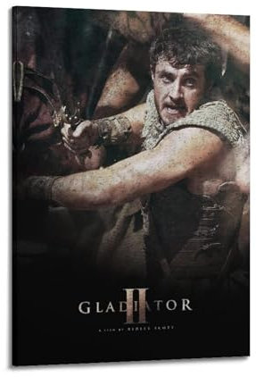ETRVBDUB Filmposter Gladiator 2, dekoratives Gemälde, Leinwand, Wandposter und Kunstdruck, moderne Familienschlafzimmer-Dekoration, Poster, 20 x 30 cm