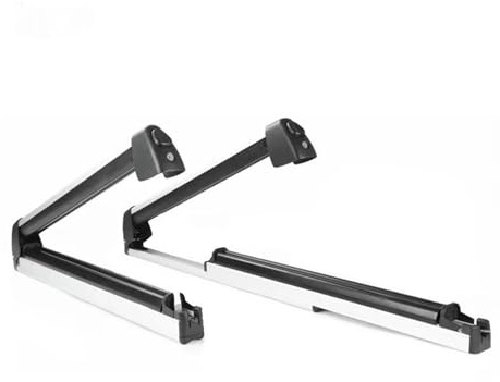 2PCS-Pack Ski And Snowboard Roof Rack Car Rack Carrier Ski Car Rack Snowboard Roof Carrier Aluminum Alloy Ski Roof Carrier
