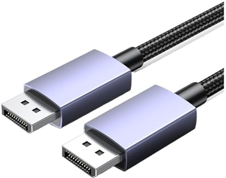 Cavo Displayport 16K DP2.1 8K 4K@240Hz Cavo audio video, compatibile con Xiaomi, TV Box PC Laptop Monitor Game Cavo DP Display Port(16K DP V2.1 Cable,3m)