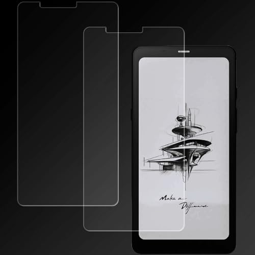 LaoShuSheng Protector de pantalla antirreflejos para Onyx Boox Palma 2 Pro/Boox Palma 2 / Palma 1 de 6.1 pulgadas (paquete de 2) antihuellas, a prueba de aceite, película suave PET transparente (HD