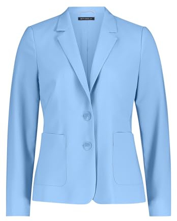 Betty Barclay Damen Blazer-Jacke Langarm 42, Adria Blue