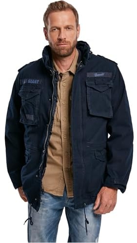 Brandit M65 Giant Jacket, Color: navy, Size: S