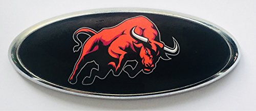 2x 175x69mm Emblem Pflaume Folie (164x63mm) Red Stier