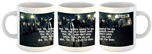 Unified Distribution The Walking Dead - Negan & Lucille - Tasse mit Motiv Bedruckt, 300ml C-Henkel. Tolles Geschenk für Büro, Küche, Geburtstag, Ihre Neue Lieblingstasse zum Frühstück