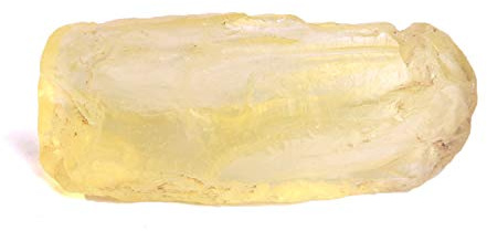 REAL-GEMS Ungeschnittener Topas-Rohstein 94,00 Ct Gelb Kristall Edelstein Zitrone Topas Stein für Inneneinrichtungen