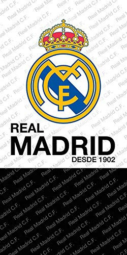 DHestia - Real Madrid Toalla de Baño y Playa de Microfibra. 70x140 cm. RM182001