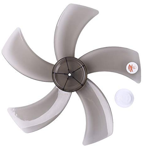 Kaerm Pale de Ventilateur Plastique/Métal Lame de Ventilateur Uniserselle Accessoires de Remplacement Rechange Trou 0.8 CM D Diamètre 36cm
