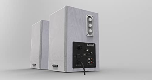 Empire Audiosystem WB-100 MIC White 100 Watt, Mikrofoneingang, ideal für Meetingräume, Klassenzimmer und Clubs.