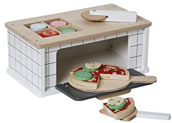 VERTBAUDET Four à pizza en bois beige TU