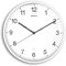 Maul Wanduhr MAULsprint Ø 30 cm | Funkuhr mit automatischer Zeiteinstellung | ideal für Wohnzimmer, Schlafzimmer, Küche, Arbeitszimmer und Büro | Gute Lesbarkeit für große Räume | Weiß