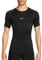 NIKE FB7932-010 M NP DF Tight TOP SS Sweatshirt Men's Black/White Size S