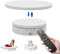 Tokenhigh Motorized Rotating Display Stand, 2 In 1 Electric Rotating Turntable, 360 Degree Rotating Platform, 10KG Load Rotating Display Table for Jewelry, Watch, Digital Product Exhibitions(WHITE)