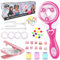Hair Bedazzler Kit & Automatic Hair Braider - Kombipaket für Haare, Haarflechtmaschine und Diamant-Haar-Maschine, Mädchen Haarstyling-Werkzeug mit 240 Haar-Edelsteinen