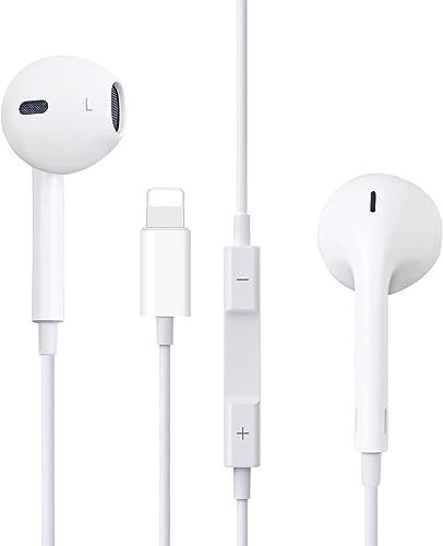 For iPhone Headphones,Wired Stereo Sound Headphones for iPhone with Microphone and Volume Control,Noise earphone Cancellation Compatible with iPhone 14/13/13Pro/12/12Pro/11/XS Max/XR/XS/X/SE/8/7Plus/7