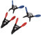 Petite Pince à Circlips, 4 Pièces Mini Pince à Circlips Ensemble Universel en Métal à Ressort pour Circlip Externe Interne