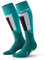CEP - Skisocken mit Kompression für Herren, Lange Kompressionsstrümpfe, Größe V/XL / 45-48, Turquoise/Green