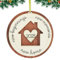 A7XJZS (A-25) Christmas Decoration - New Home Ornament for Tree, Wooden Xmas Bauble Gift for Family Home Decor