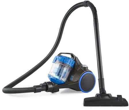 Morphy Richards Bagless Cylinder Vacuum 980563, Blue/Dark Grey, 700 W, 2 liters, 80 Decibeles