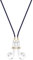 Lawonda Halteband Kompatibel mit AirPods 1/2/ 3, AirPods Pro, Pro 2, PU-Leder Anti-Verlust-Umhängeband für AirPods Strap Halter Band Halterung Magnetisch Sport-Saiten-Umhängeband Marineblau Gold