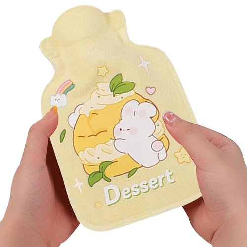 Hot Water Bag Hand Warmer, Winter Plush Hot Water Bottle, Hot Water Bottle Belt, Cute Cartoon Design Plush Hand Warmer for Kids, Ideal for School, Travel, Home Comfort, Outdoor Activities