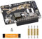 Waveshare PCIe to M.2 Adapter with PoE Function HAT+ (B), Compatible with Raspberry Pi 5, Supports POE NVMe Drive Protocol 2230/2242 / 2260/2280 M.2 Solid State Drive, High-Speed Reading/Writing
