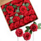 25 Pezzi di Rose Artificiali Rosse, Rose Fiori Artificiali, Rosa Rosse Artificiali con Steli per Matrimonio, Decorazioni di Compleanno, San Valentino, Decorazioni per Feste, Decorazioni per La Casa