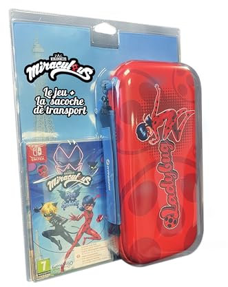 Bundle Sacoche + Miraculous Rise of the Sphinx Nintendo Switch Code de Téléchargement Uniquement. Ne contient pas de cartouche de jeu !