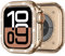 ZZDZZ Metall Hülle Kompatibel mit Apple Watch Series 10 46mm für Frauen, Bling Diamant Gestell Stoßstange mit Rückseite Schutzhülle für iWatch 46mm (Rose Gold)