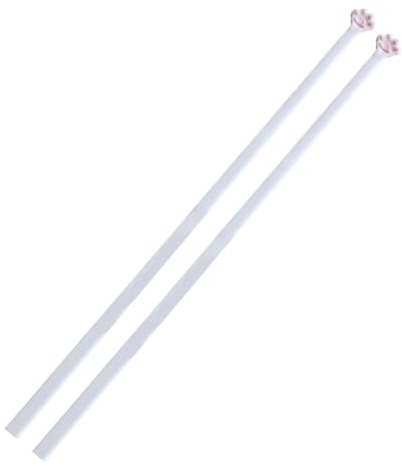 Palillos con patas de gato, palillos con patas de gato, palillos reutilizables para chopsticks, bonitos y únicos estampados de patas de gato, reutilizables, 15 cm