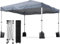 Aoxun Gazebo pop-up 3 m x 3 m, riparo istantaneo da giardino, tenda parasole da campeggio, ignifugo, resistente, con borsa per il trasporto, per vasca idromassaggio, spiaggia, 4 altezze regolabili