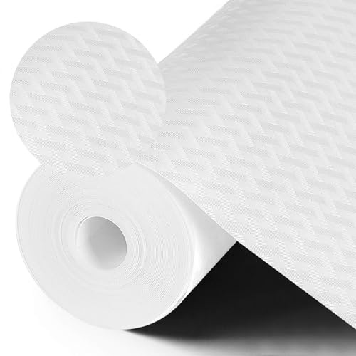 Bcuuozeeing Schubladenmatte 60cm x 500cm EVA-Material Wasserdichtem Antirutschmatte Schubladenmatte Küchenschrankmatte Nicht Klebende für Schubladen Regale Schrank Kühlschrank