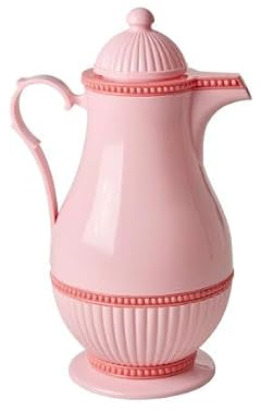 RICE - Thermoskanne Vintage Form, Farbe Pink, 1 Liter