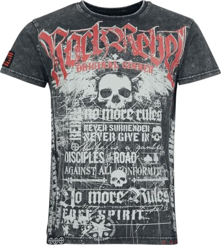 Rock Rebel by EMP Herren T-Shirt Original Sinners T-Shirt grau