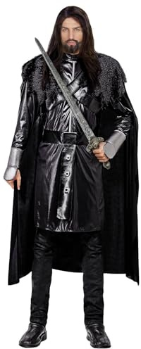W WIDMANN MILANO Party Fashion - Kostüm Dunkler Ritter, Krieger, Mittelalter, Faschingskostüme, Halloween