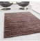 Carpettex Hochflor Teppich Wohnzimmer Einfarbig Design Prime Shaggy Teppich Mocca 120 cm Rund - Langflor Teppich Schlafzimmer Flokati Teppich Flauschig Super Soft Küchenteppich Wohnzimmerteppich